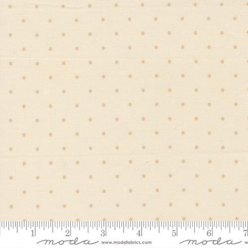 Magic Dot Basics Cream 44"/45" Cotton Fabric Per Yard