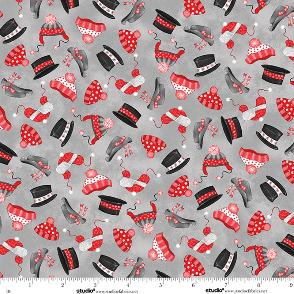 The Cool Club Storm Hat Toss Cotton Flannel 43"/44" Fabric Per Yard