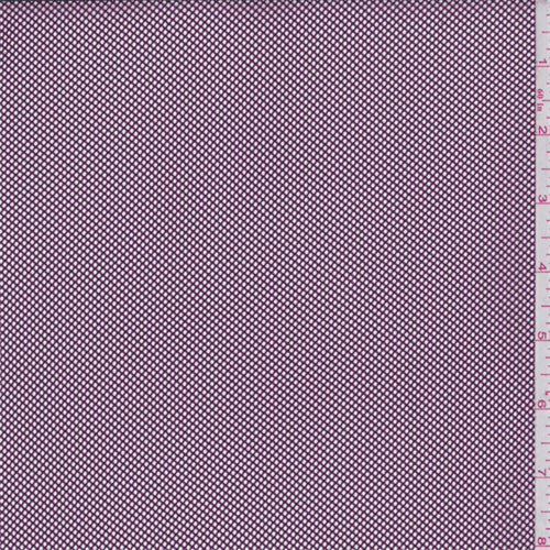 Plum Fishnet Mesh Fabric