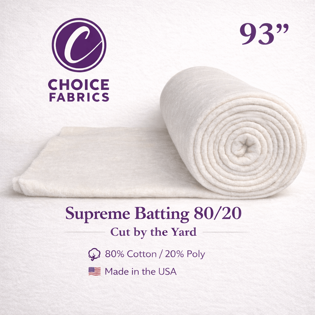 Choice Supreme Batting 80/20 - 96" Wide - By the Yard