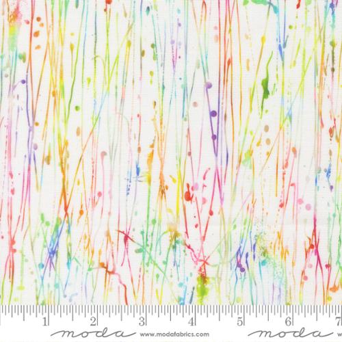 Gradients Gallery Rainbow Dripping Paint Cotton 44"/45" Fabric Per Yard