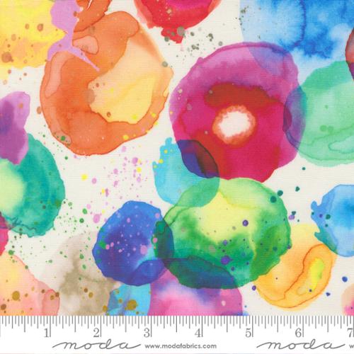 Gradients Gallery Rainbow Specs Of Color Cotton 44"/45" Fabric Per Yard