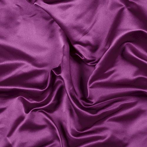 Runway Silks Magenta Silk Duchess Satin Fabric - Reorderable