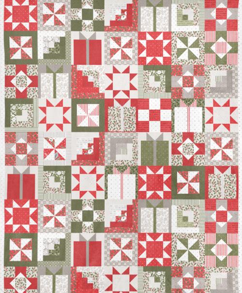 Snow Christmas Eve Cuddle 44"/45" Cotton Fabric Per Yard