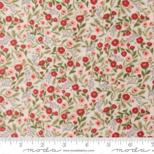 Snow Christmas Eve Cuddle 44"/45" Cotton Fabric Per Yard