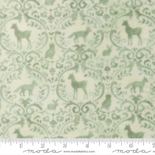 Effies Woods Cuddle Mint Woodland Animals Cotton 44"/45" Fabric Per Yard