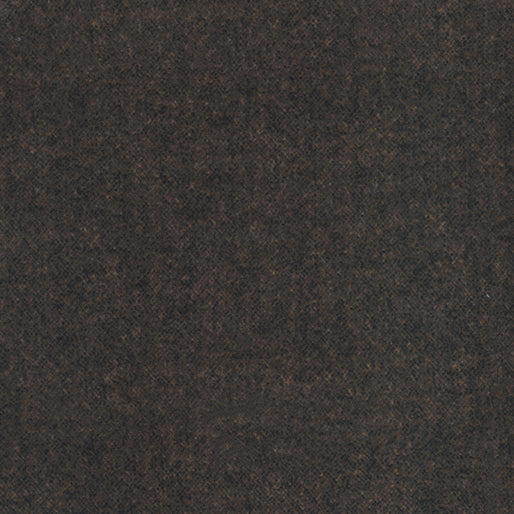 Benartex Wool Tweed Flannel in Brown