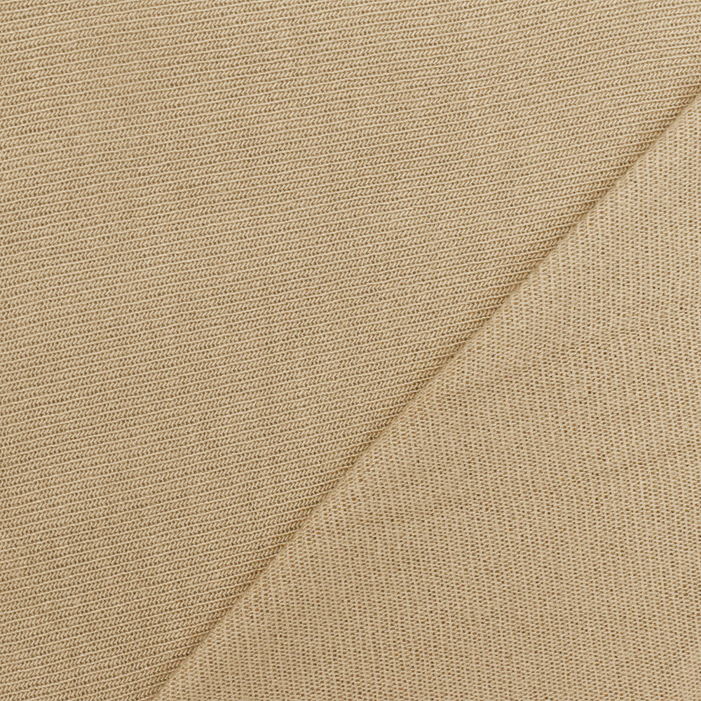 Beach Beige Solid Stretch Rayon Jersey Knit Fabric