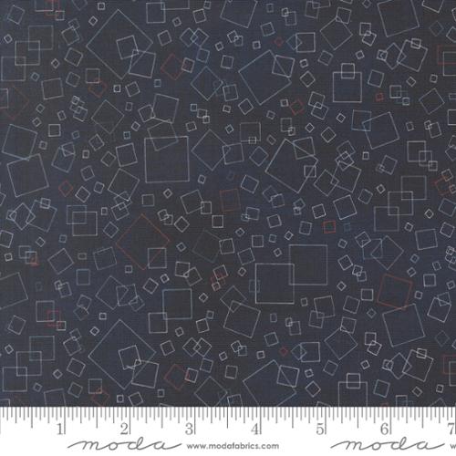 Data Squares Hawking Cotton 44"/45" Fabric Per Yard