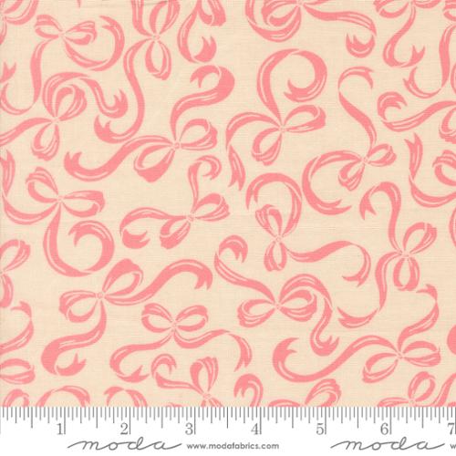 Je Taime Tie A Bow Lace Cotton 44"/45" Fabric Per Yard