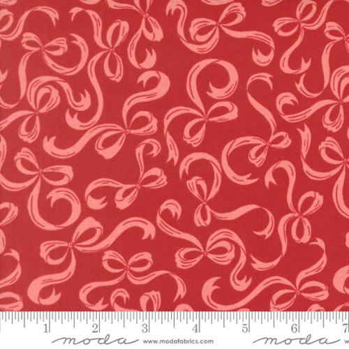 Je Taime Tie A Bow Rose Cotton 44"/45" Fabric Per Yard