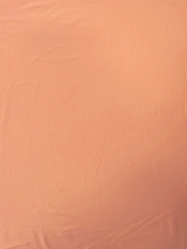 Peach Solid ITY Jersey Knit Fabric