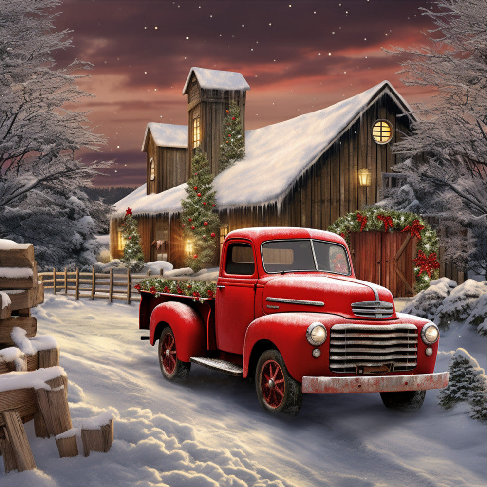 A Country Christmas Fabric Panel 61 QuiltingFabricPanels