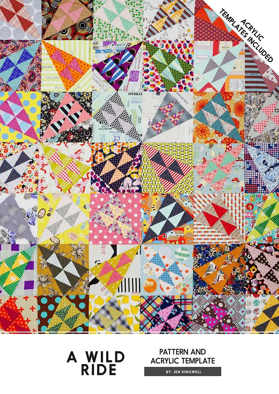 A Wild Ride Pattern And Template - Linda's Electric Quilters