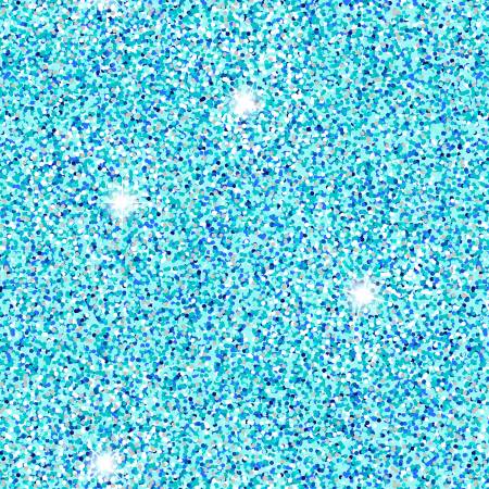 Lewis and Irene blue glitter quilting cotton fabric with silver metallic