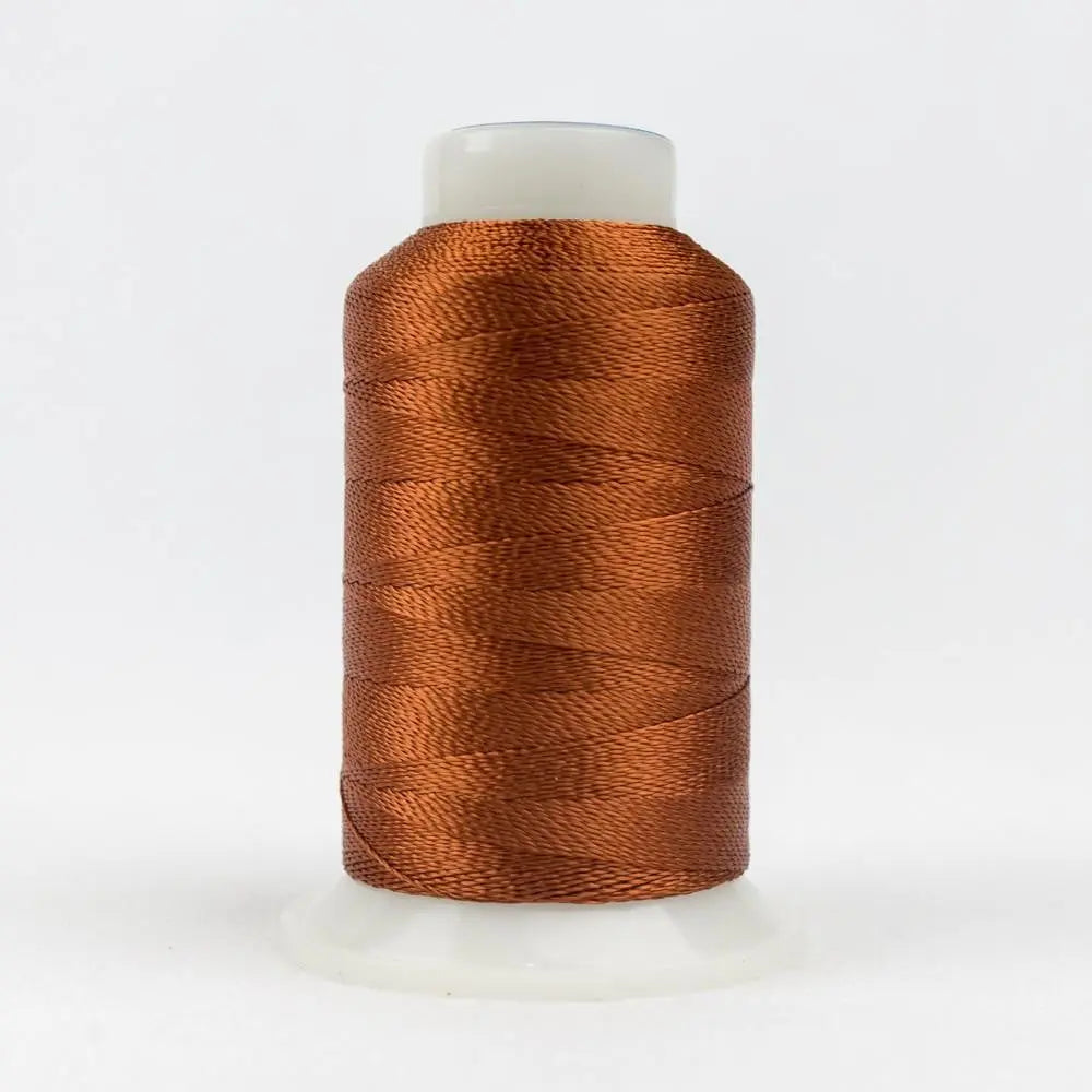 AC7123 - Accent™ 12wt Rayon Copper Brown Thread WonderFil USA