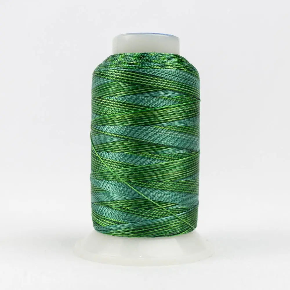 ACM03 - Accent™ 12wt Rayon Multi Greens Thread WonderFil USA