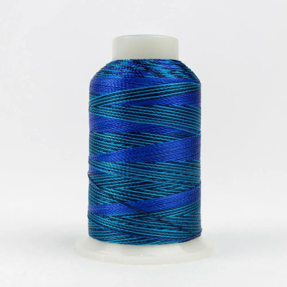 ACM04 - Accent™ 12wt Rayon Mediterranean Blues Thread WonderFil USA