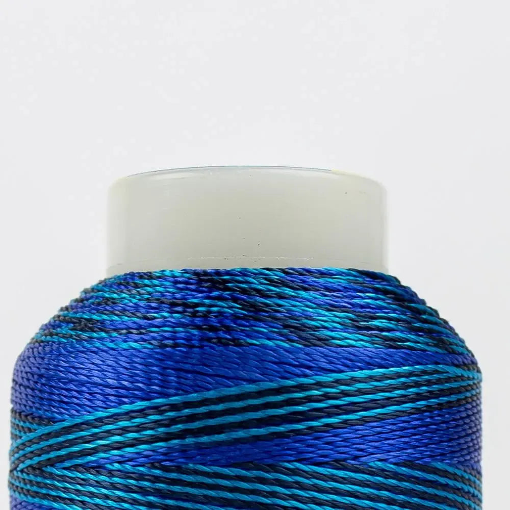 ACM04 - Accent™ 12wt Rayon Mediterranean Blues Thread WonderFil USA