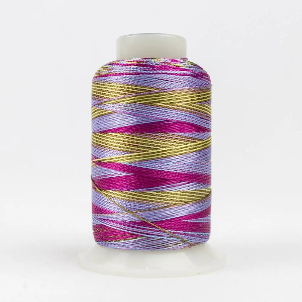 ACM12 - Accent™ 12wt Rayon Pink Blue Thread WonderFil USA