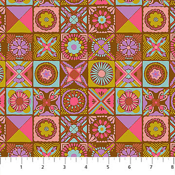 Rhapsody Cottage Kitchen Rust Cotton 44"/45" Fabric Per Yard