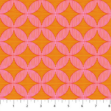 Rhapsody Woven Windows Mango Cotton 44"/45" Fabric Per Yard