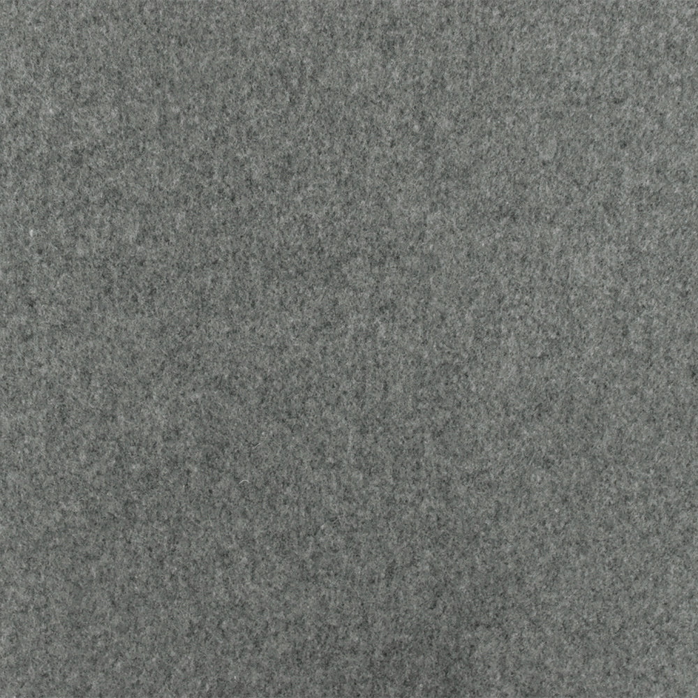 Ash Gray Textured Wool-Poly Textured Woven Coating Fabric