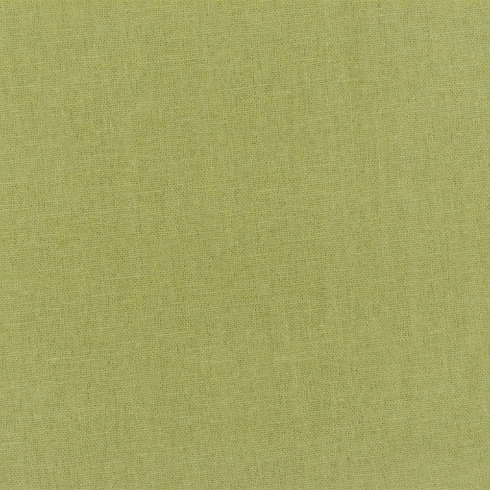 Bamboo Green Cross-Hatch Handkerchief Linen-Rayon Woven Fabric