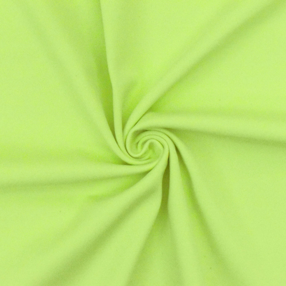 Lime Green Famous Maker Solid Stretch Tricot Swimwear Fabric