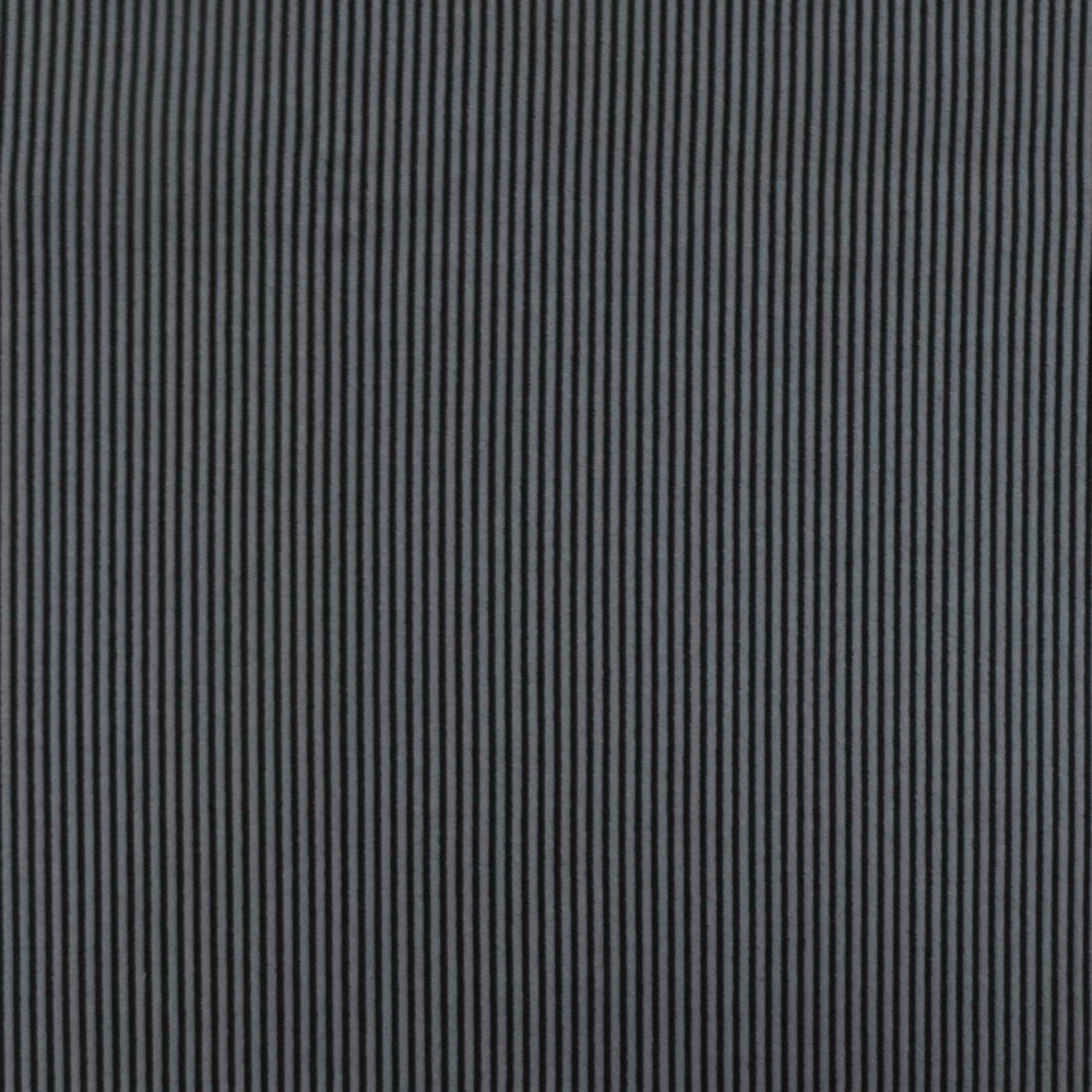 Gray-Black Famous Maker Stripe Jacquard Stretch Double Knit yoga Fabric