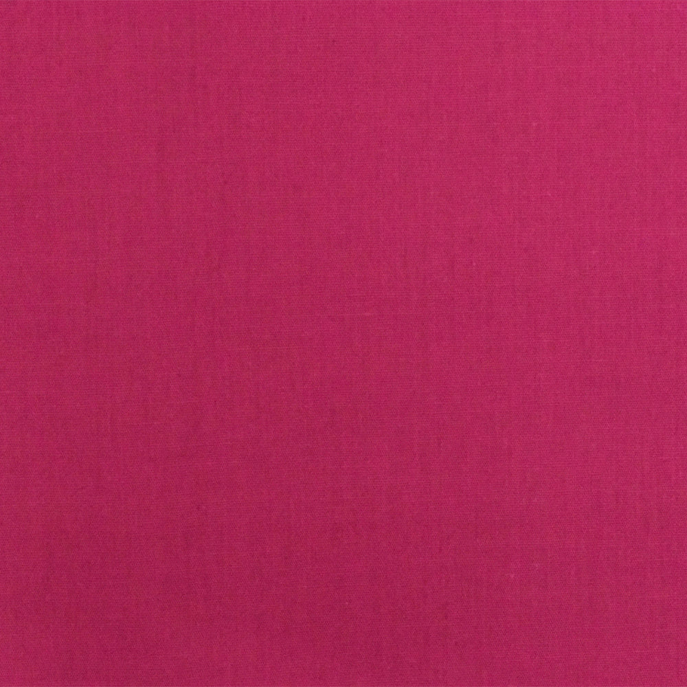 Magenta Pink Solid Polyester Broadcloth Woven Fabric