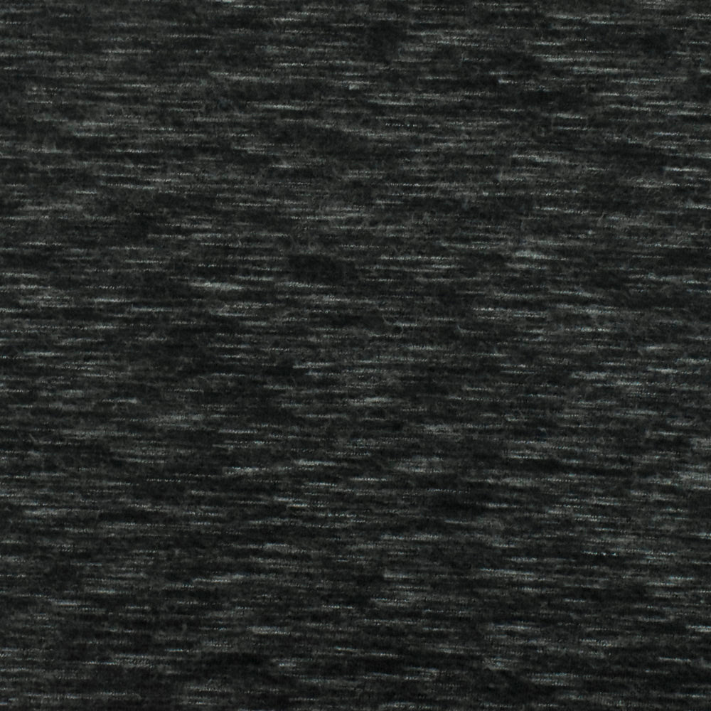 Charcoal Gray Famous Designer Textured Stretch Double Knit Fabric