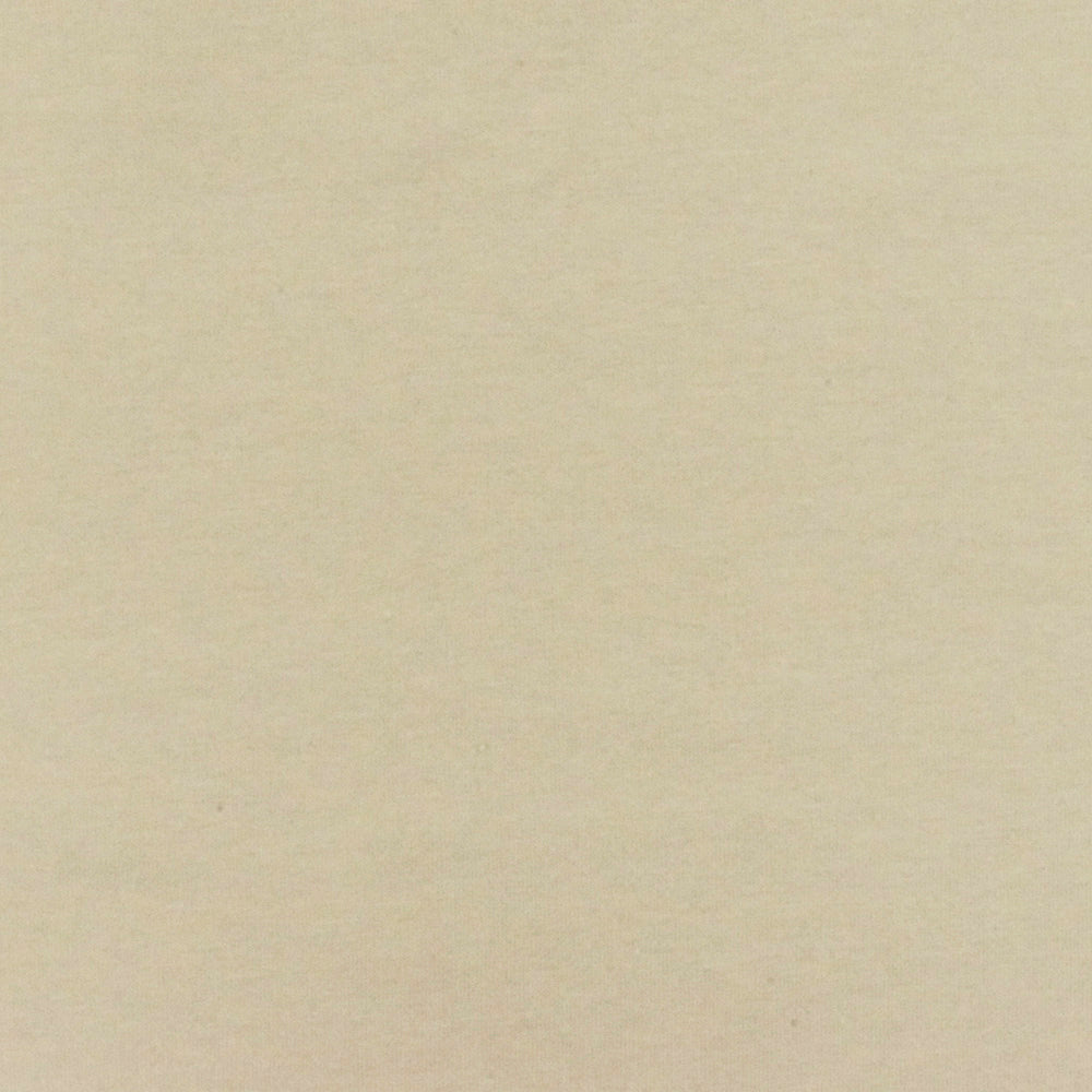 Beige Solid Stretch Cotton Jersey Knit Fabric