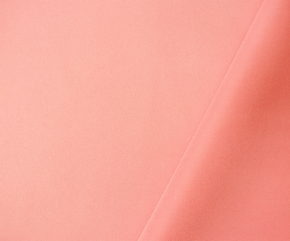 Apricot Pink Poly Spandex Stretch Solid Stretch Lamour Woven Fabric