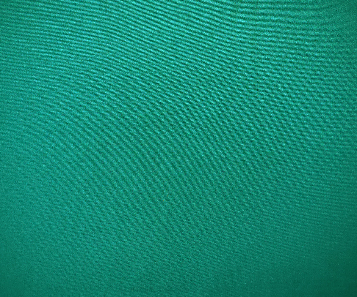 Dark Green Poly Stretch Spandex Lamour Solid Satin Woven Fabric