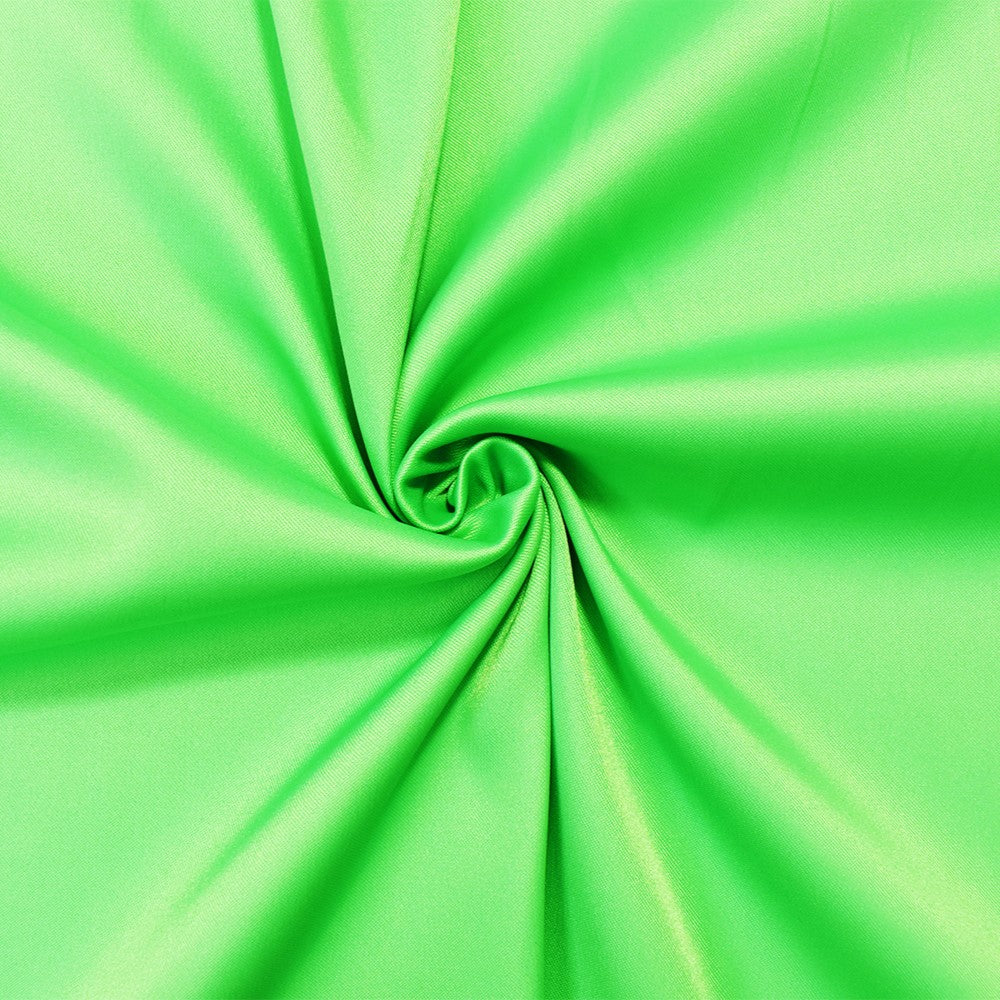 Pastel Green Poly Stretch Spandex Lamour Solid Satin Woven Fabric