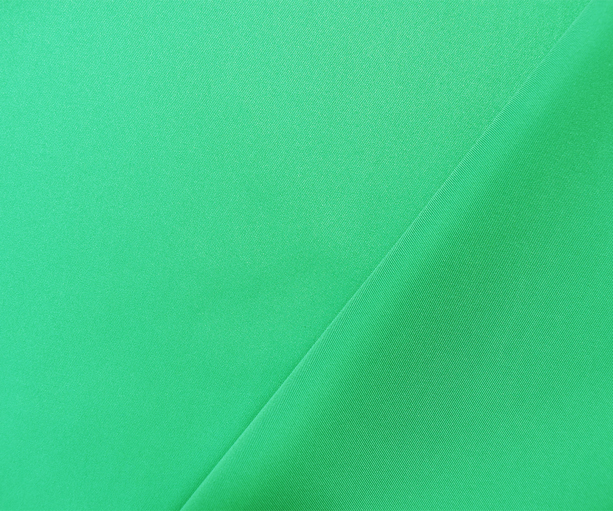 Green Poly Stretch Spandex Lamour Solid Satin Woven Fabric