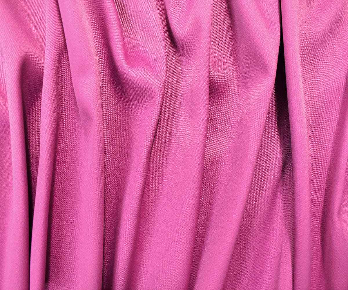 Pink Poly Stretch Spandex Lamour Solid Satin Woven Fabric