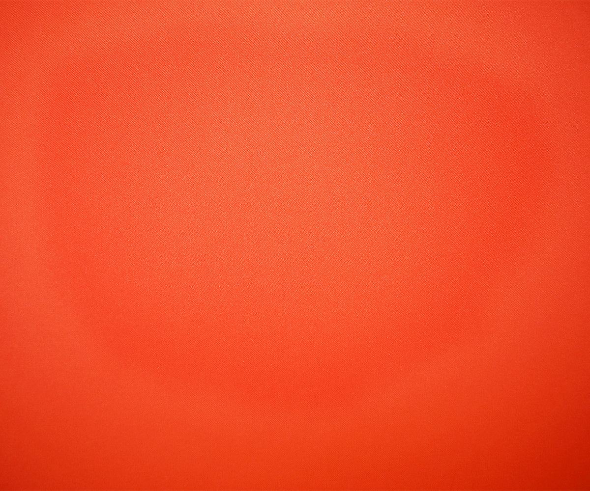 Orange Poly Stretch Spandex Lamour Solid Satin Woven Fabric