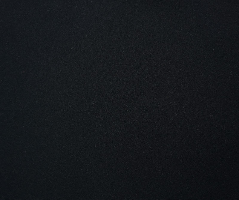 Blue Wool Blend Solid Bonded Triple Layer Woven Coating Fabric