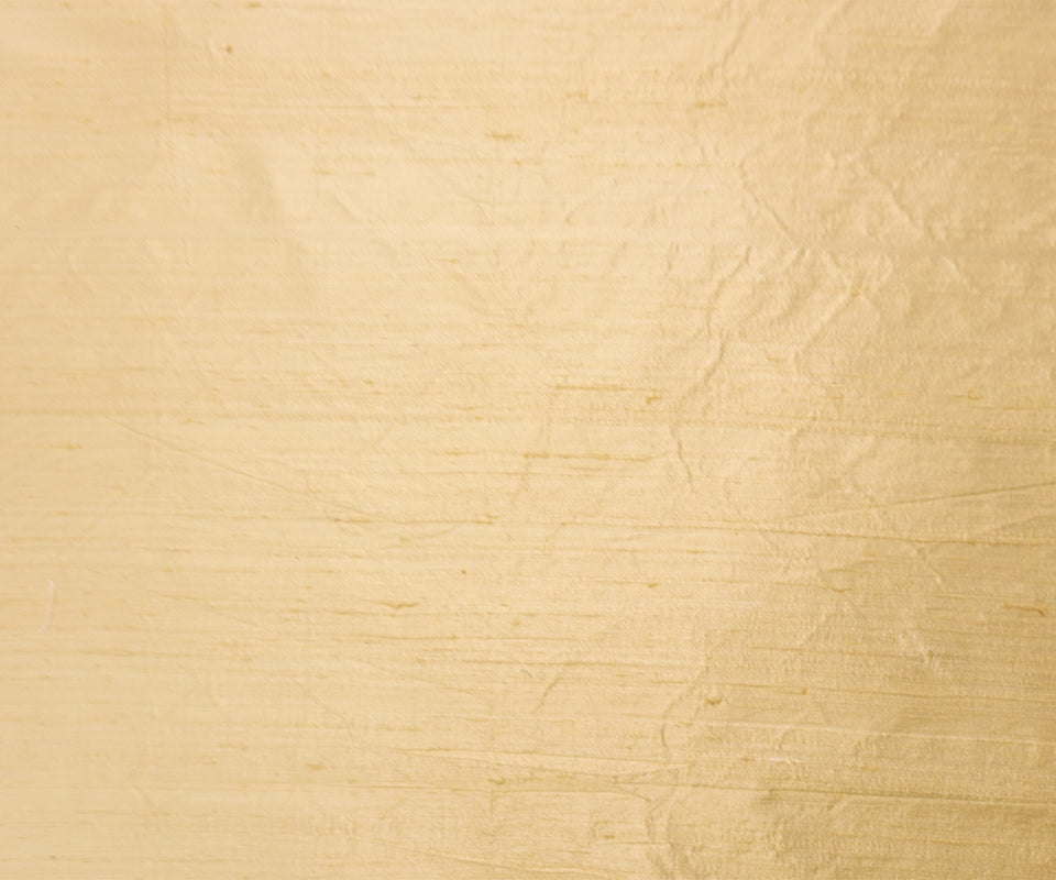 Beige Silk Slub Dupioni Woven Fabric