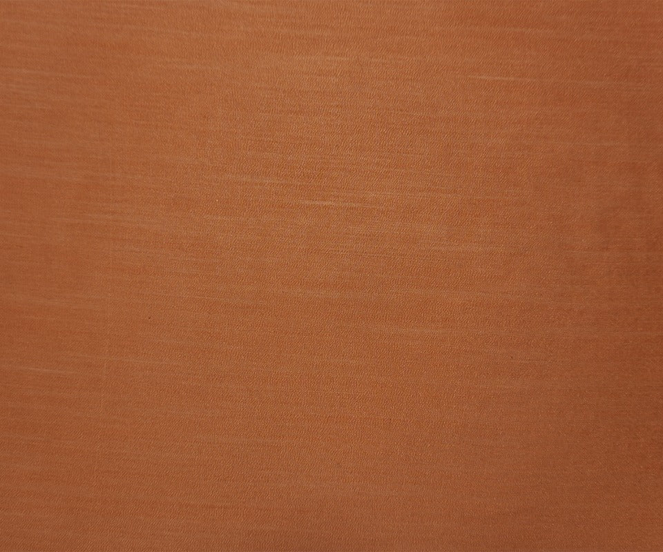 Brown Silk Solid Chiffon Woven Fabric