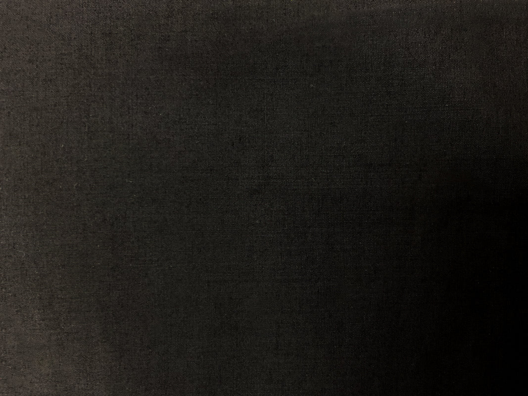 Black Poly Solid Voile Woven Fabric