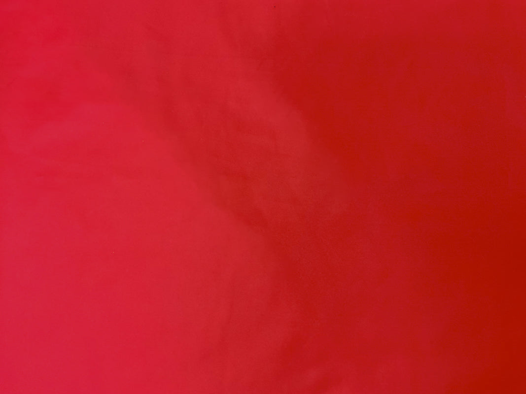 Red Poly Solid Twill Satin Woven Fabric