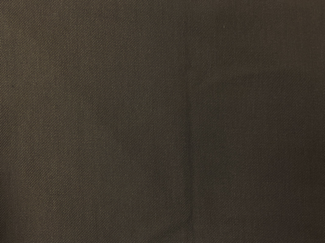 Dark Brown 11 oz. Cotton Brushed Face Bull Denim Woven Fabric