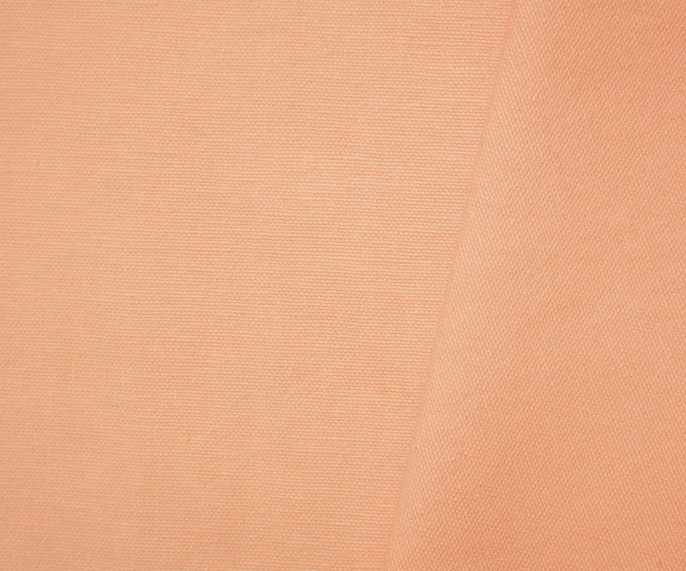 Light Orange Cotton Solid Canvas Woven Fabric