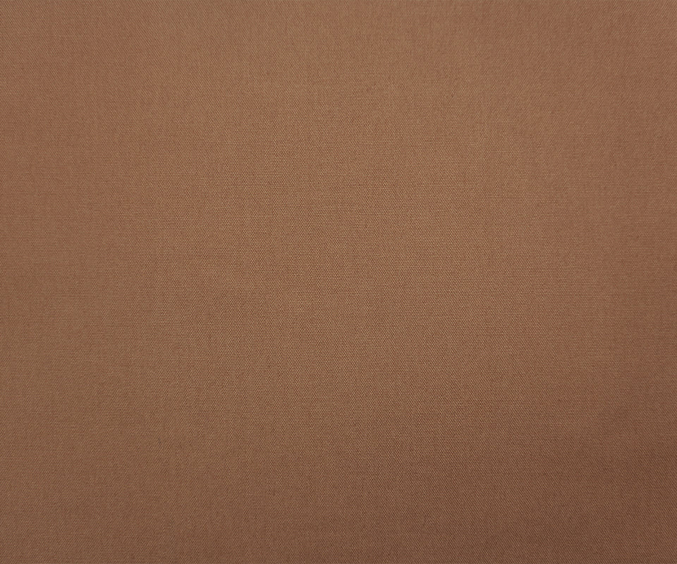 Brown Cotton Solid Canvas Woven Fabric