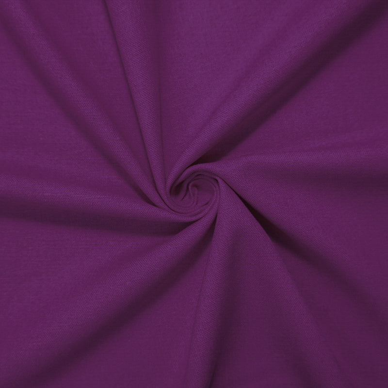 Magenta Washed Rayon Linen Solid Reorderable Woven Fabric