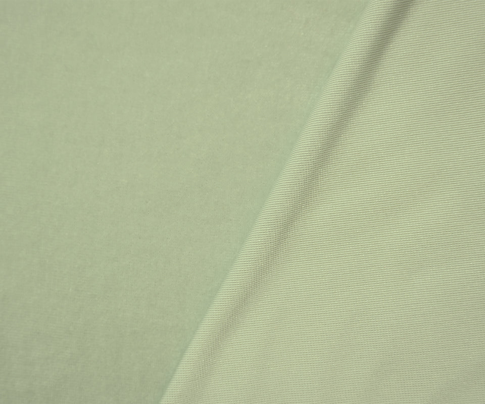 Sage Green Poly Spandex Stretch Velvet Knit Fabric