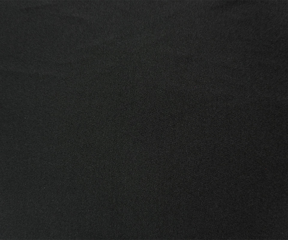 Black Nylon Spandex Performance Solid Knit Fabric